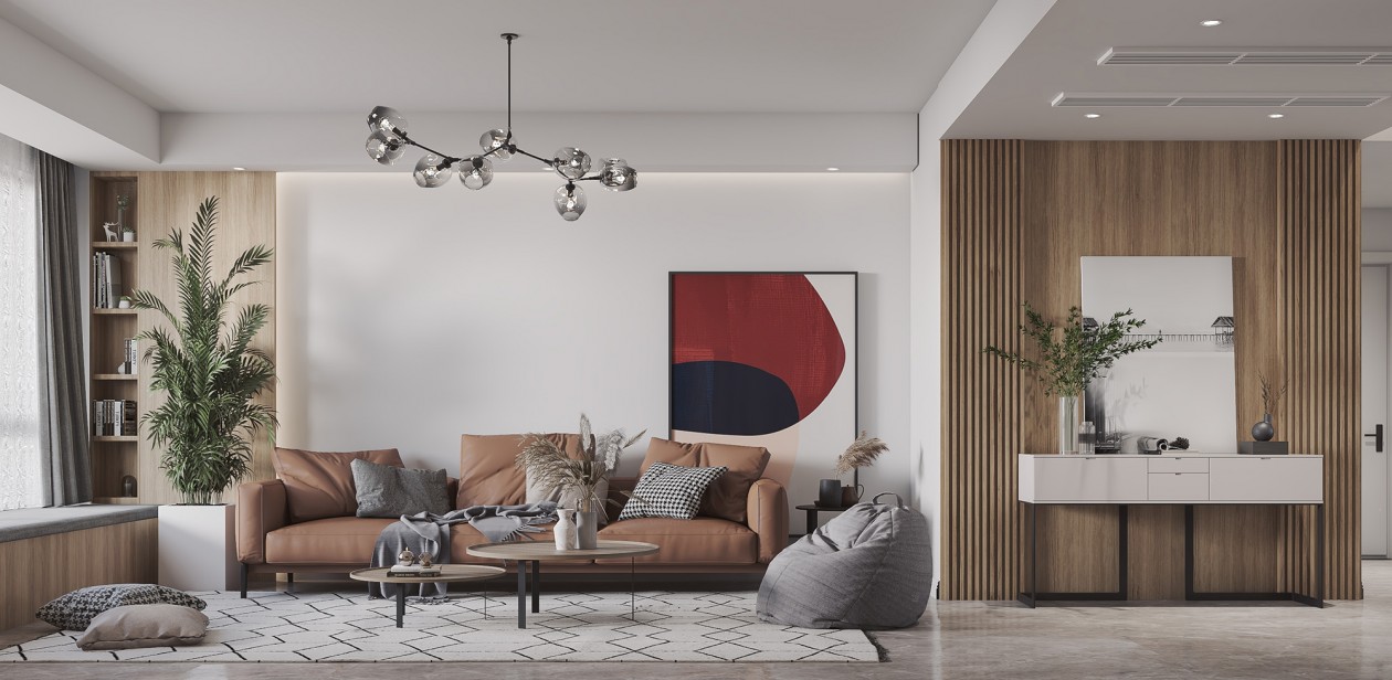 龍湖九里晴川-現(xiàn)代簡約-臥室設(shè)計效果圖