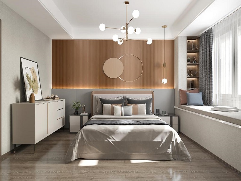 龍湖九里晴川-現(xiàn)代簡(jiǎn)約-臥室設(shè)計(jì)效果圖