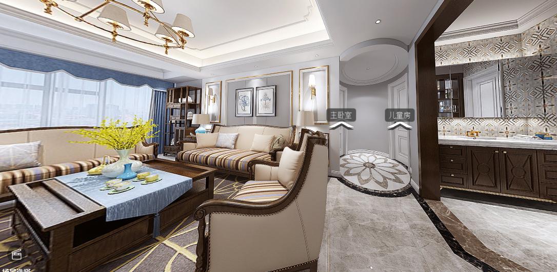 龍湖九里晴川-現(xiàn)代簡約-臥室設計效果圖